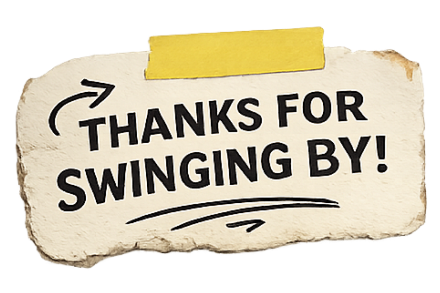 Thanks for swinging by!