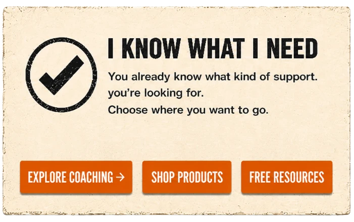 I know what I need
